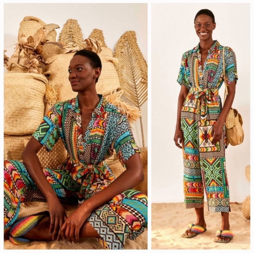 FARM Rio Multicolor Patterned Jumpsuit